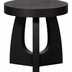 Ronde Bijzettafel Tala 45cm Zwart - Loft24.nl