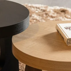 Ronde Bijzettafel Tala 55cm Naturel - Loft24.nl