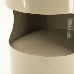 Ronde Bijzettafel Tondo 37cm - Taupe - Loft24.nl