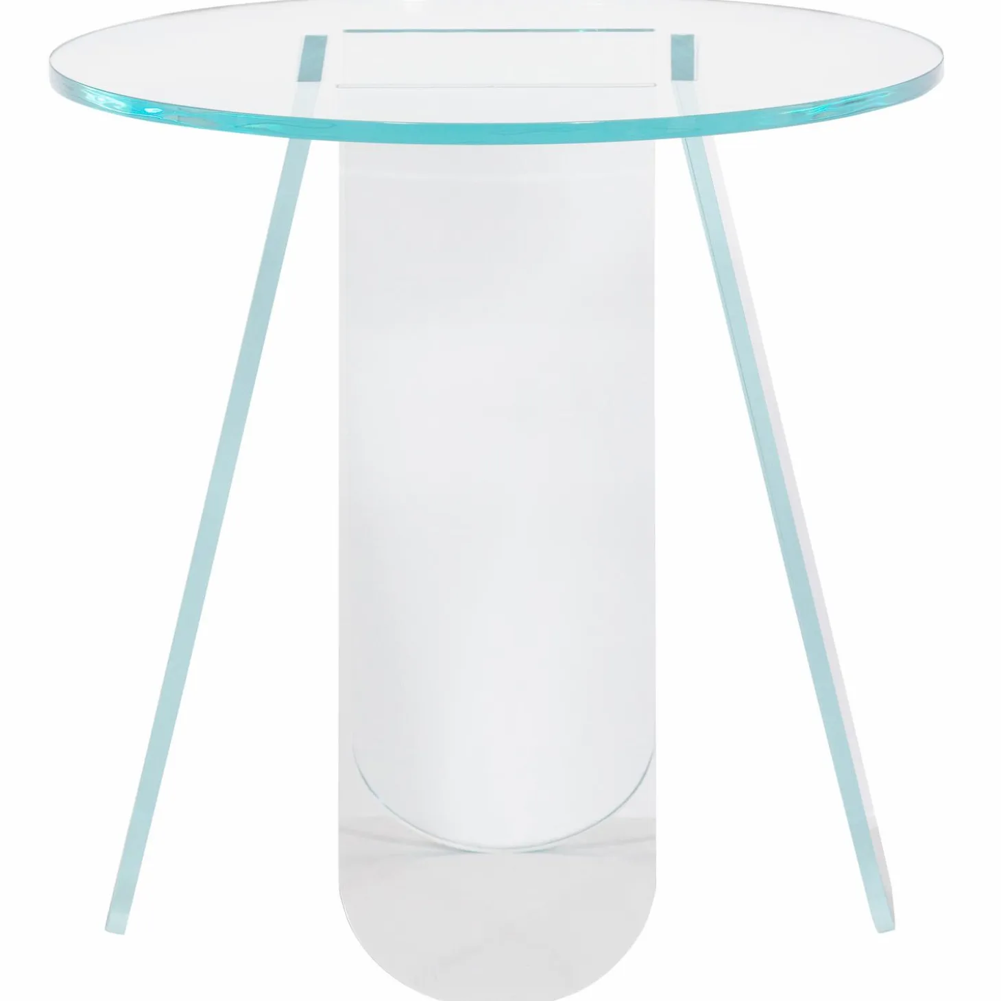 Ronde Bijzettafel Walt Acryl 40cm - Transparant - Loft24.nl