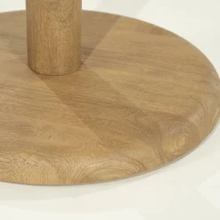 Ronde Bistrotafel Florent Mangohout 70cm - Naturel - Loft24.nl
