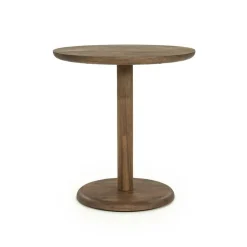 Ronde Bistrotafel Florent Mangohout 70cm - Lichtbruin - Loft24.nl