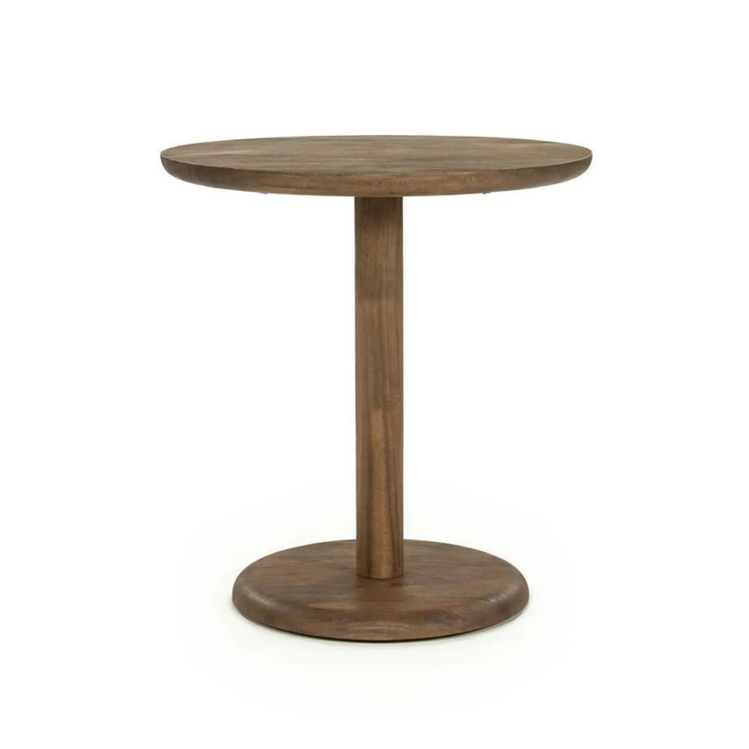 Ronde Bistrotafel Florent Mangohout 70cm - Lichtbruin - Loft24.nl