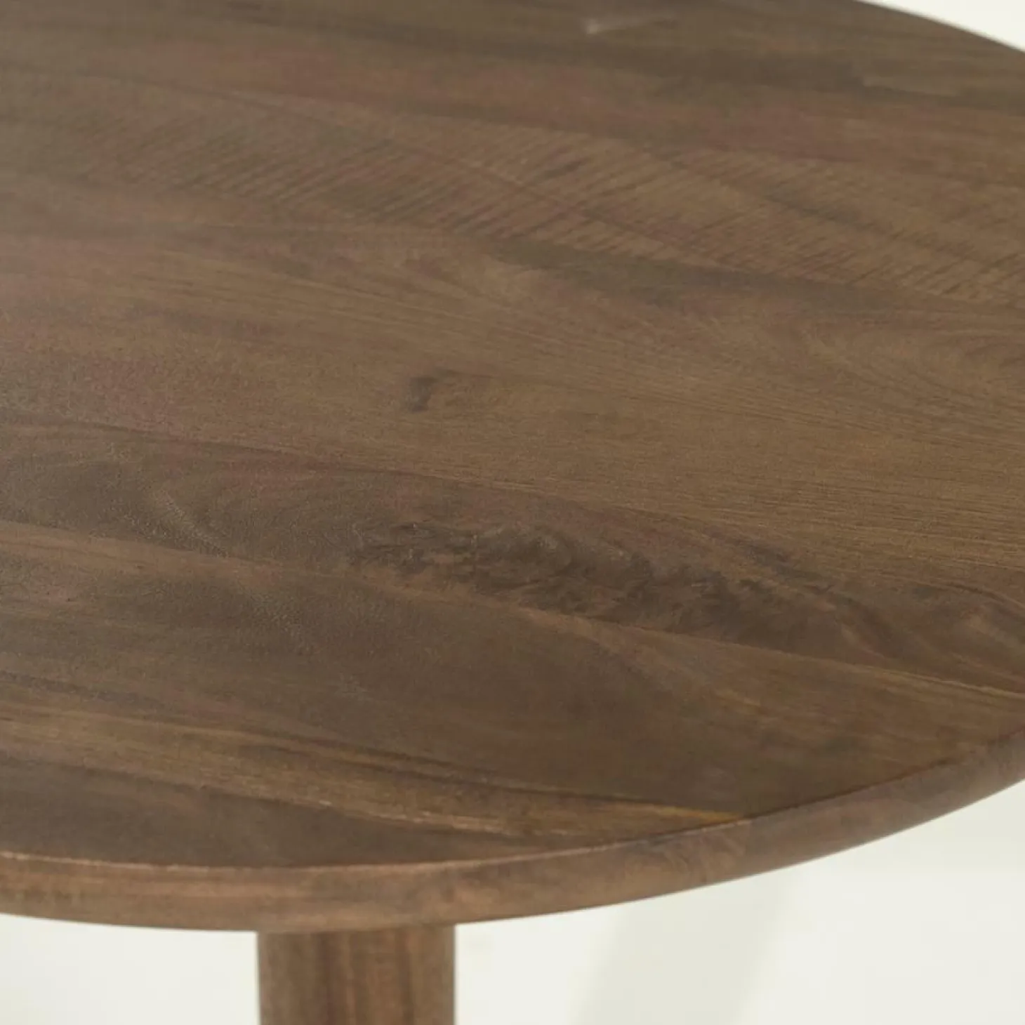 Ronde Bistrotafel Florent Mangohout 70cm - Lichtbruin - Loft24.nl