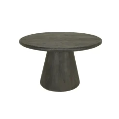 Ronde Eettafel Asti Mangohout kleur Olijfbruin - Loft24.nl
