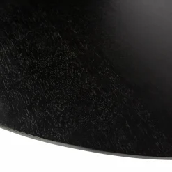 Ronde Eettafel Blanco Mangohout, 120cm, kleur Diep Zwart - Loft24.nl