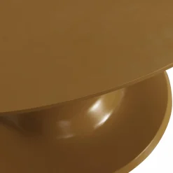 Ronde Eettafel Blanco Mangohout, 120cm, kleur Honing Geel - Loft24.nl