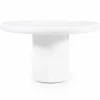 Ronde Eettafel Frost 130cm - Wit - Loft24.nl