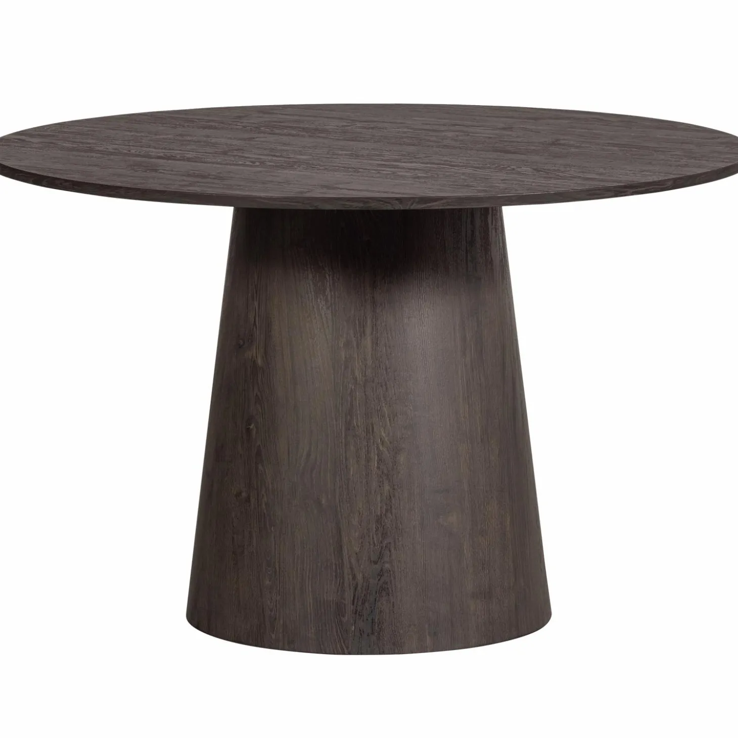 Ronde Eettafel Maan 120cm, kleur Donkerbruin - Loft24.nl