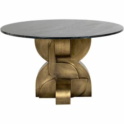 Ronde Eettafel Maddox - Ø130 cm - Marmer - Loft24.nl