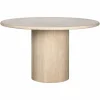 Ronde Eettafel Renaissance Ø130cm Travertin - Beige - Loft24.nl