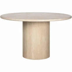 Ronde Eettafel Renaissance Ø130cm Travertin - Beige - Loft24.nl
