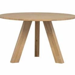 Ronde Eettafel Rhonda Eikenhout - 130 cm - Loft24.nl