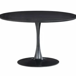 Ronde Eettafel Sammy 120cm, kleur Zwart - Loft24.nl
