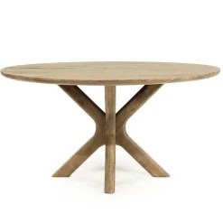 Ronde Eettafel Tycho Mangohout 150cm - Naturel - Loft24.nl