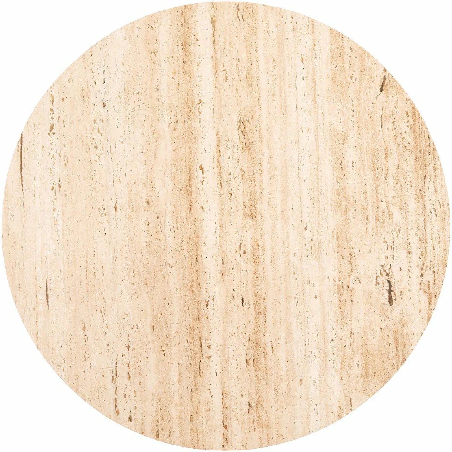 Ronde Salontafel Avalon Travertin - Set van 2 stuks - Loft24.nl