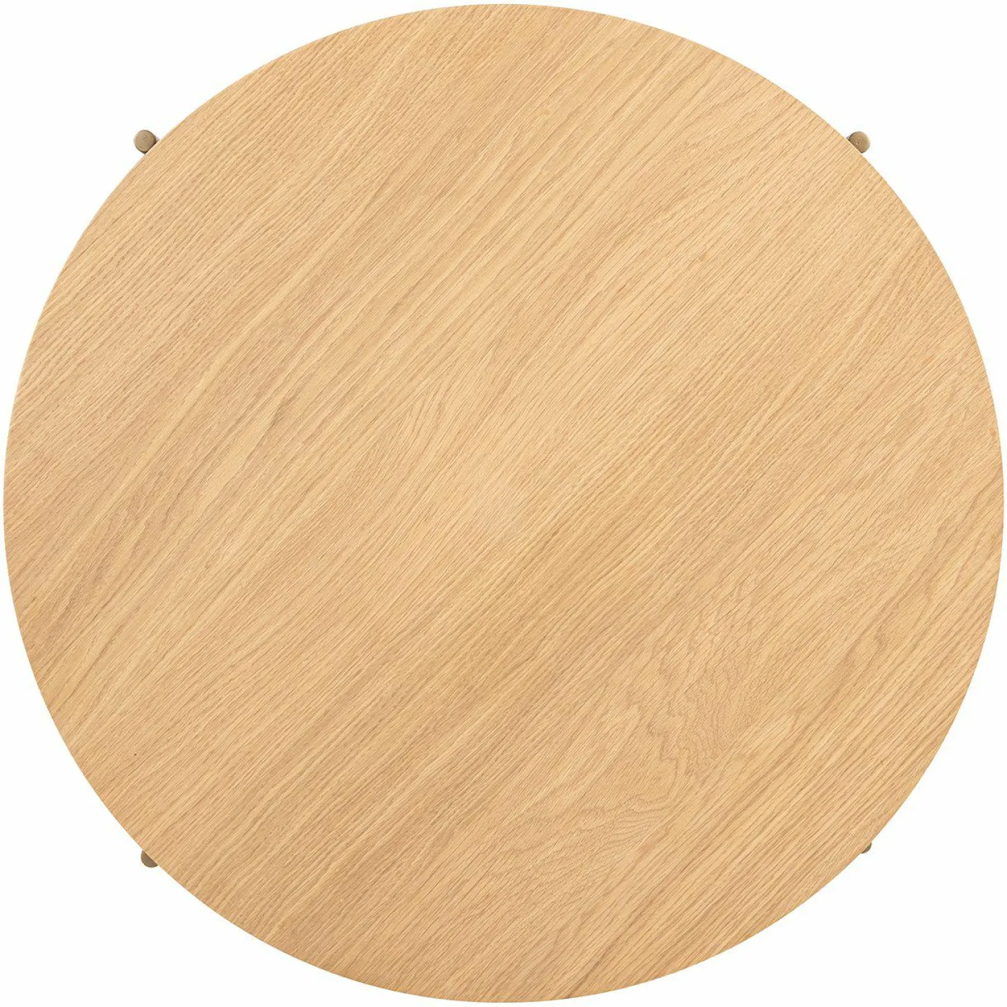 Ronde Salontafel Belfort Eiken Ø85 cm - Naturel - Loft24.nl