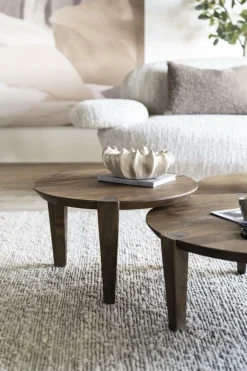 Ronde Salontafel Davina Mangohout - 60 cm - Loft24.nl