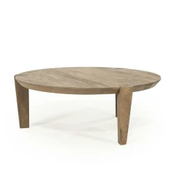 Ronde Salontafel Davina Mangohout - 80 cm - Loft24.nl