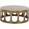 Ronde Salontafel Du Pont Ø86 cm - Brushed Gold - Loft24.nl