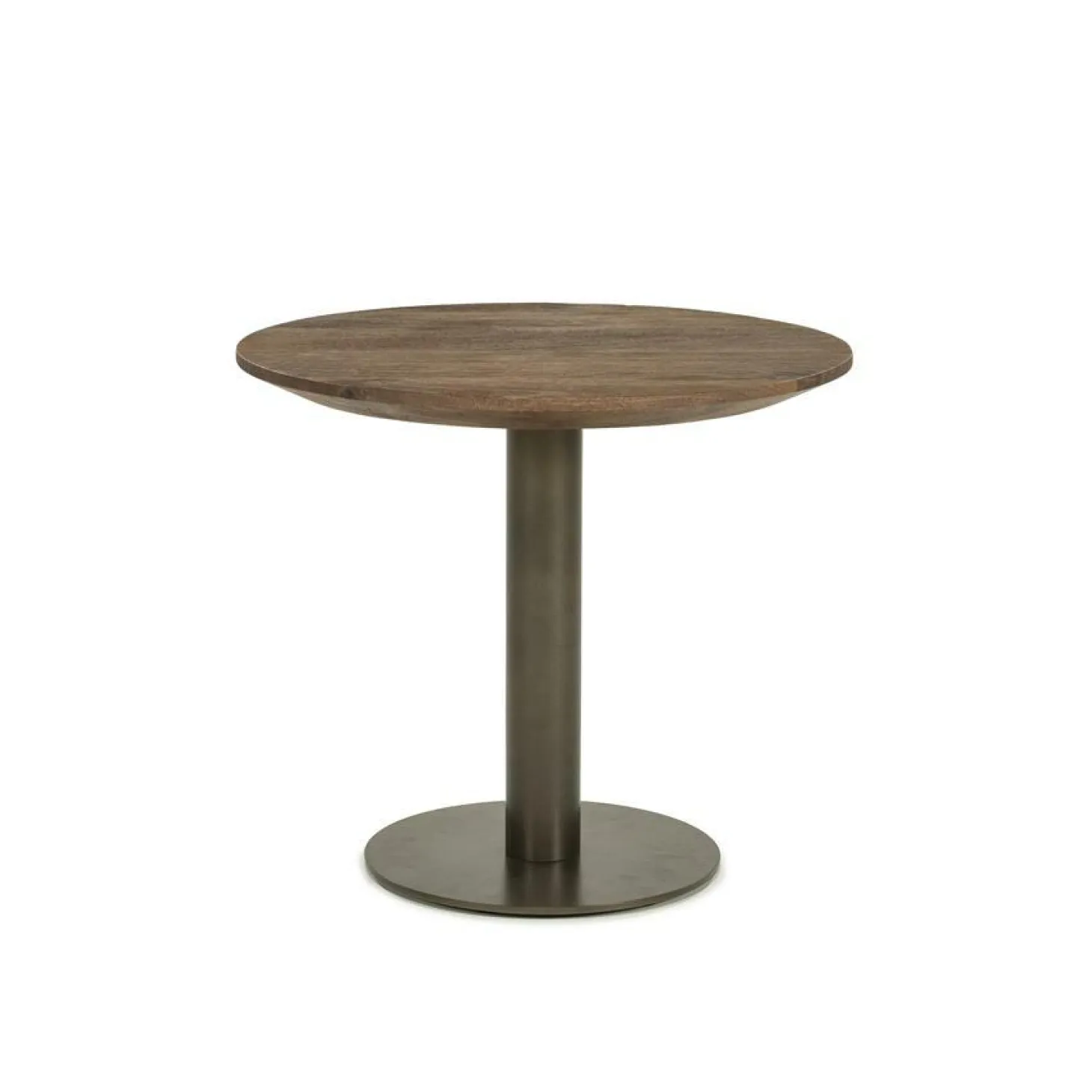 Ronde Salontafel Esila Mangohout 50cm - Loft24.nl