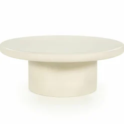 Ronde Salontafel Jade Magnesium oxide 80cm - Loft24.nl