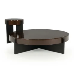 Ronde Salontafel Juliet 110cm - Bruin - Loft24.nl