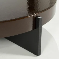 Ronde Salontafel Juliet 110cm - Bruin - Loft24.nl