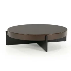 Ronde Salontafel Juliet 110cm - Bruin - Loft24.nl