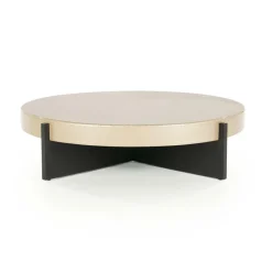 Ronde Salontafel Juliet 110cm - Beige - Loft24.nl