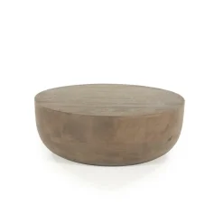 Ronde Salontafel Karibu Mangohout 70cm - Loft24.nl