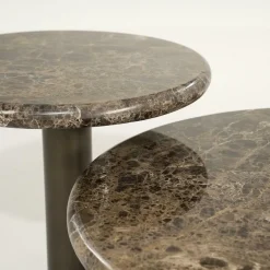 Ronde Salontafel Luigi Marmer 75cm - Loft24.nl