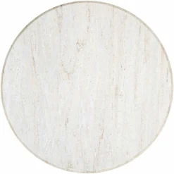 Ronde Salontafel Mayfield Marmer Ø90 cm - wit - Loft24.nl