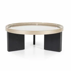 Ronde Salontafel Mayson 90cm - Beige - Loft24.nl