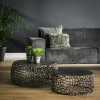 Ronde Salontafel Maze Metaal Set van 2 stuks - Loft24.nl