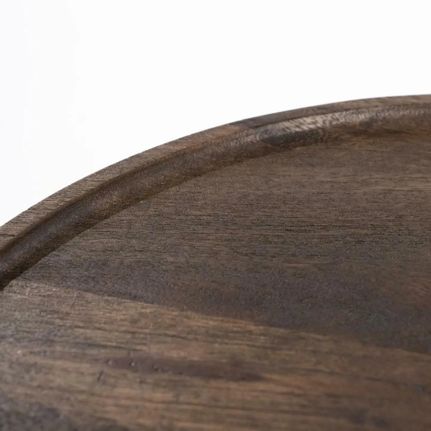 Ronde Salontafel Ron Mangohout 66 cm - Bruin - Loft24.nl