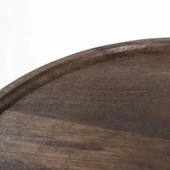 Ronde Salontafel Ron Mangohout 66 cm - Bruin - Loft24.nl