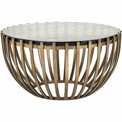 Ronde Salontafel Volante Glas - Ø84cm - Loft24.nl