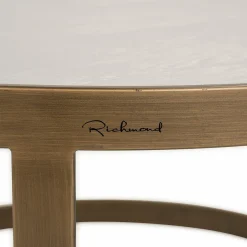 Ronde Salontafel Whitebone Eiken - Set van 2 stuks - Loft24.nl