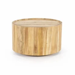 Ronde Salontafel Zayn Acaciahout 60 cm - Naturel - Loft24.nl