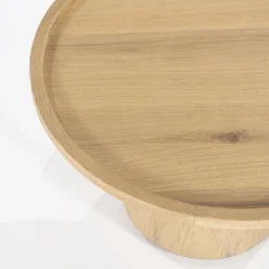 Ronde Salontafelset Leia Eikenhout Naturel - Loft24.nl