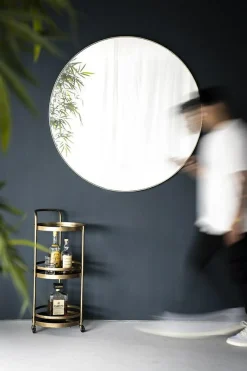 Ronde Spiegel Immense 120cm Goud - Loft24.nl
