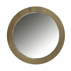 Ronde Spiegel Ironville Ø86cm kleur Goud - Loft24.nl