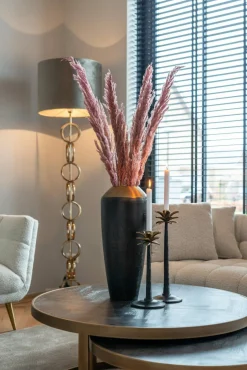 Salontafel Blackbone Eiken met metalen frame - set van 2 - Loft24.nl