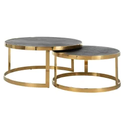 Salontafel Blackbone set van 2 - Goud - Loft24.nl