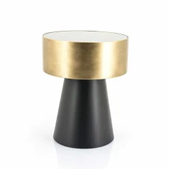 Salontafel Bunga groot - zwart/goud - Loft24.nl