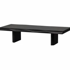 Salontafel Cali Mangohout 120 x 28cm zwart - Loft24.nl