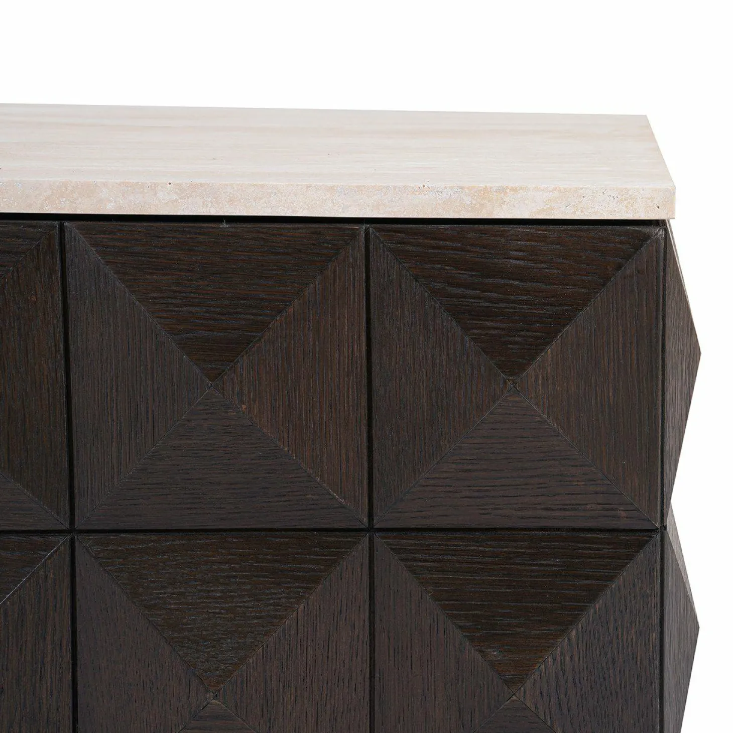 Salontafel Claremont Travertin 90 x 90 cm - Bruin - Loft24.nl