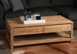 Salontafel Corona Teak 130 x 70 cm - Loft24.nl