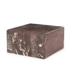 Salontafel Dice Marmer 60 x 60cm - Rood - Loft24.nl